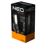 Arbetslampa 550 lm COB LED + bas + laddare