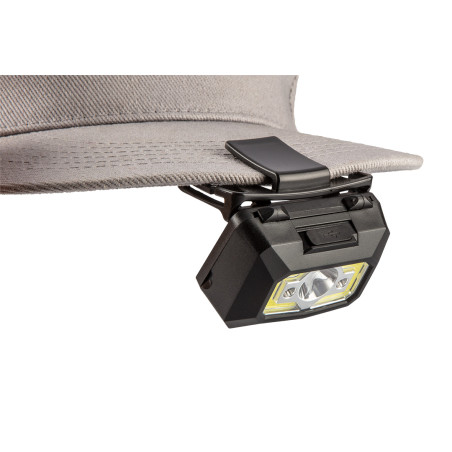 Pannlampa med uppladdningsbart USB-batteri 250 lm COB LED + rörelsesensor