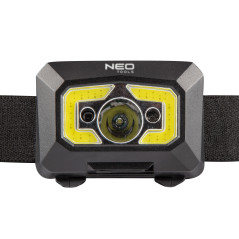 Pannlampa med uppladdningsbart USB-batteri 250 lm COB LED + rörelsesensor | HandlaSmidigt.se