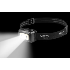 Pannlampa med uppladdningsbart USB-batteri 250 lm COB LED + rörelsesensor | HandlaSmidigt.se