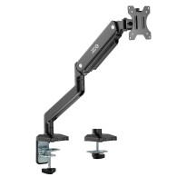 Skrivbordsfäste för universell monitor Ergo Office, gasfjäder 17'-35' 15 kg, VESA 75x75 / 100x100, ER-445