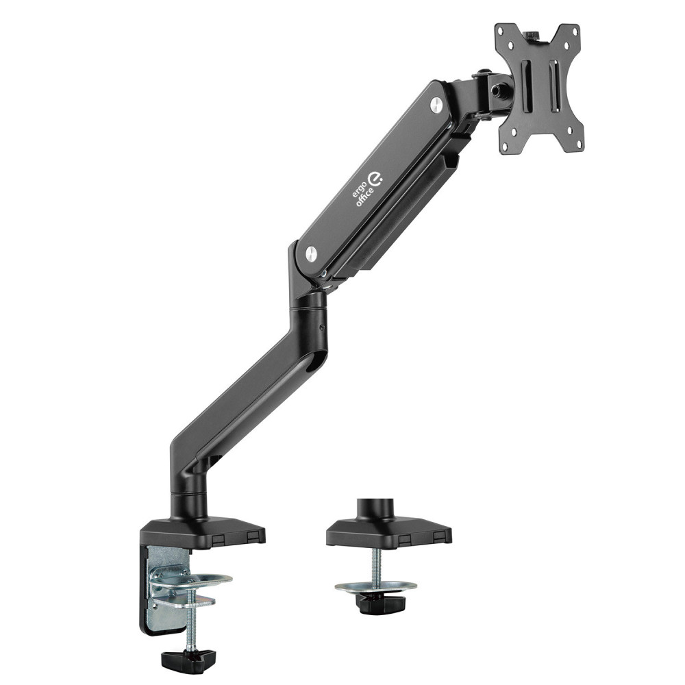 Skrivbordsfäste för universell monitor Ergo Office, gasfjäder 17'-35' 15 kg, VESA 75x75 / 100x100, ER-445