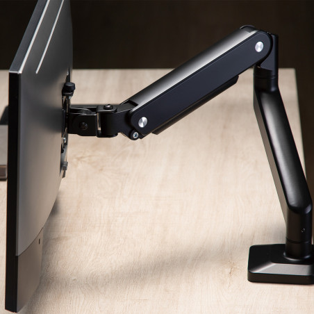 Skrivbordsfäste för universell monitor Ergo Office, gasfjäder 17'-35' 15 kg, VESA 75x75 / 100x100, ER-445