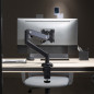 Skrivbordsfäste för universell monitor Ergo Office, gasfjäder 17'-35' 15 kg, VESA 75x75 / 100x100, ER-445