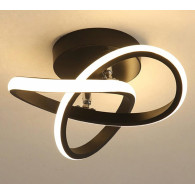 ZD77B LED-taklampa modern 12,5w svart