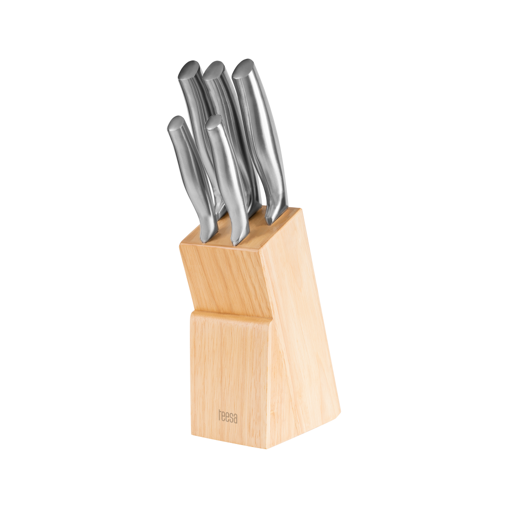 Kökknivar set i block