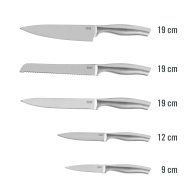 Kökknivar set i block
