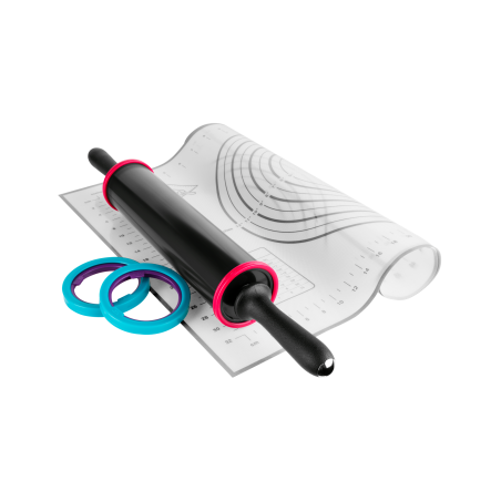 Silikonbakplatta med kavel