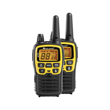 Handradiotelefon PMR MIDLAND XT70 med väska