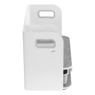 Skrivbordsorganisatör med låda Ergo Office, vit, max 10 kg, ER-440