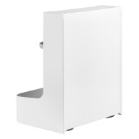 Pojemnik podbiurkowy / organizer z półką na akcesoria Ergo Office, biały, max. 5kg,  ER-442