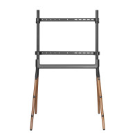 Stativgolvfäste för Maclean TV, 49-70 tum, max VESA 600x400, max 40 kg, MC-926.