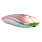 AK211C Trådlös RGB-rosa guld mus