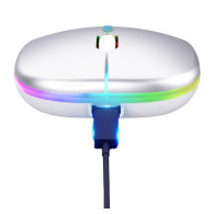 AK211C Trådlös RGB-rosa guld mus