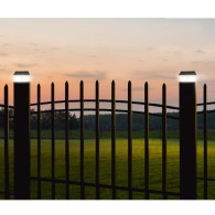 Solcellslampa LED för stolpe från GreenBlue, 100x100mm, kupolformad tak, GB128