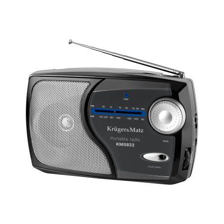 Bärbar analog radio Kruger&Matz modell KM0822