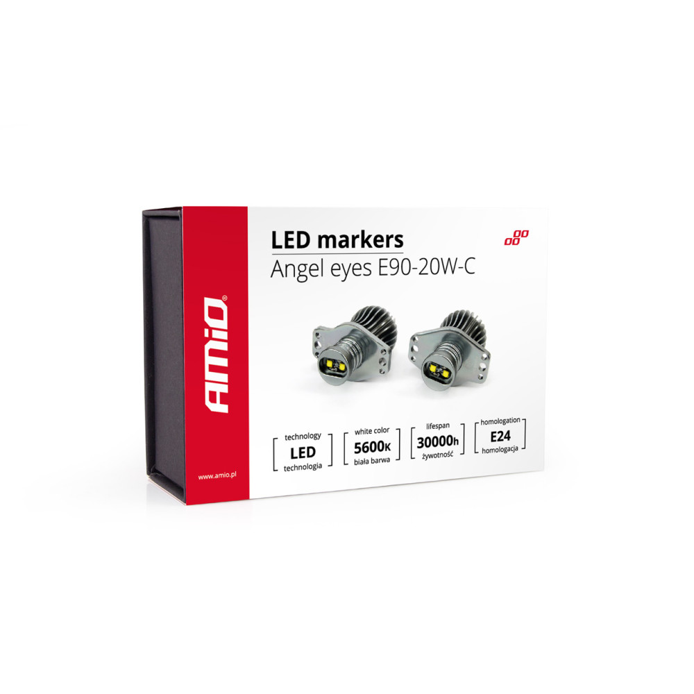 LED-marköringsringar för BMW E90 20W-C