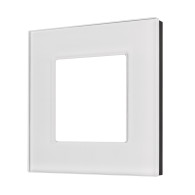 Glasram Maclean, enkel, vit, 86x86mm, MCE730W