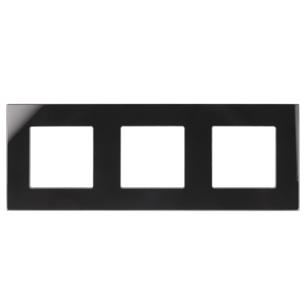 Glasram Maclean, trippel, svart, 228x86mm, MCE731B