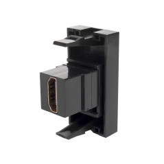 HDMI-uttag Maclean, enkel, svart, MCE720B