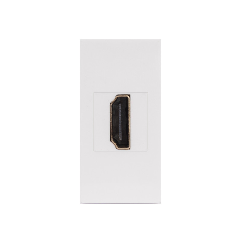 HDMI-uttag Maclean, enkel, vit, MCE720W