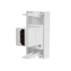 HDMI-uttag Maclean, enkel, vit, MCE720W