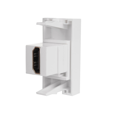 HDMI-uttag Maclean, enkel, vit, MCE720W