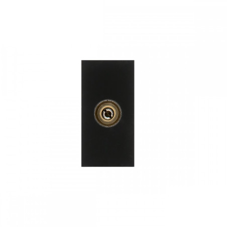 TV-uttag Maclean, enkel, svart, MCE726B