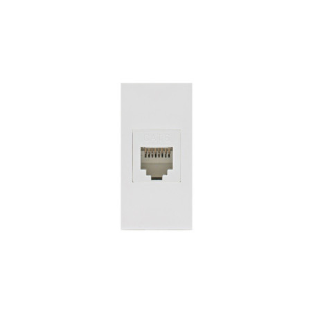 Nätverksuttag Maclean, enkelt, vitt, MCE725W