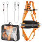 Säkerhetsset med höftbälte och stötdämpare