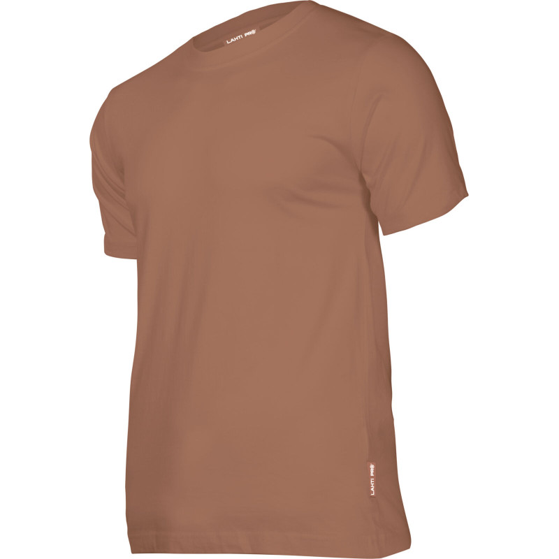 T-shirt 190g/m2, brun, 'm', ce, Lahti