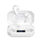 Trådlösa öronsnäckor med powerbank Kruger&Matz M6 - vit färg