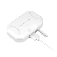 Trådlösa öronsnäckor med powerbank Kruger&Matz M6 - vit färg
