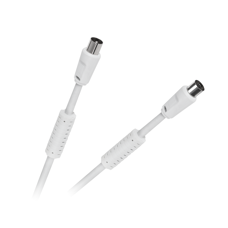 Kabel TV-Video vit med filter 15m