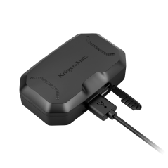 Trådlösa öronsnäckor med powerbank Kruger&Matz M6 - svart färg