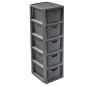 Hylla med 5 korgar BranQ antracit