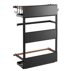 Magnetisk hylla för kylskåp / tvättmaskin Maclean, svart, max 12 kg, MC-910 | HandlaSmidigt.se