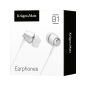 In-ear hörlurar med mikrofon Kruger&Matz B1 vita