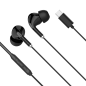 In-ear hörlurar med mikrofon på USB-C Kruger&Matz C1 svarta