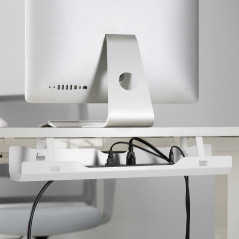 Organizer för skrivbordsskiva Ergo Office, vit, ER-431 W | HandlaSmidigt.se