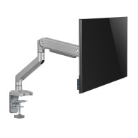 Monitorfäste i aluminium med gasfjäder Ergo Office, dubbelarm, VESA 75x75/100x100, 17'-32' 10 kg silver, ER-447