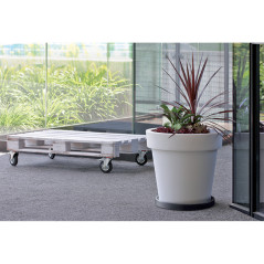 Mobil plattform med en diameter på 29,2 cm, rund Mobile Saucer | HandlaSmidigt.se