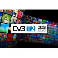 Tuner DVB-T2 HEVC H.265 mini till HDMI