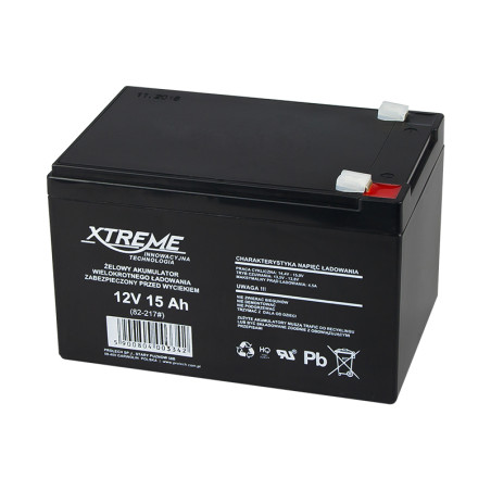 82-217- Gelbatteri 12v 15ah xtreme 152x100x95_6,5 | HandlaSmidigt.se