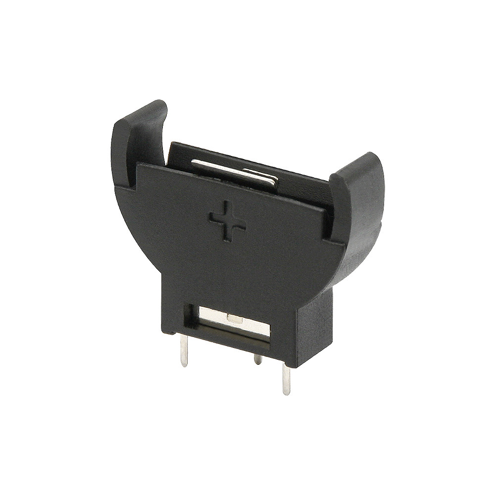 8896 - Batterifack för CR2032 3V vertikal 8896 - Batterifack för CR2032 3V vertikal