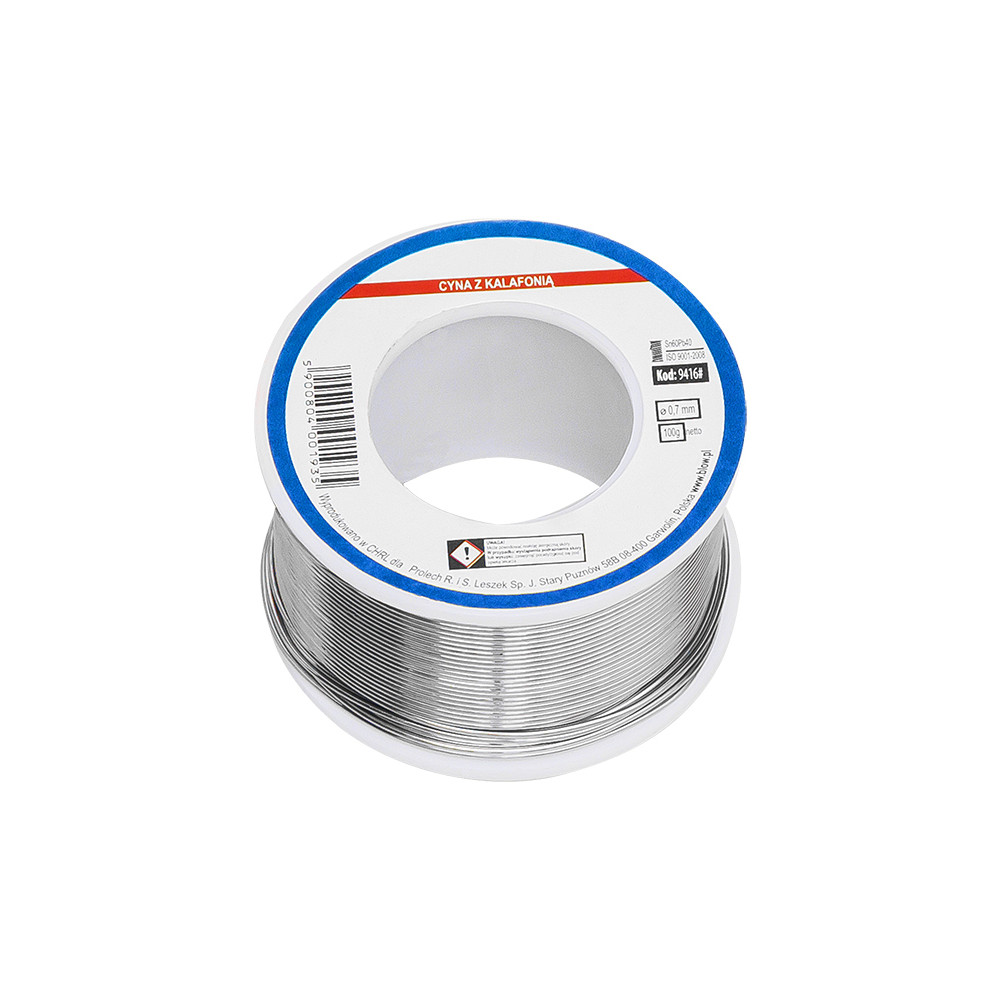 9416- Cyna 0,70/100g/sn60pb40 tinol

9416- Tinnol med 0,70/100g/sn60pb40