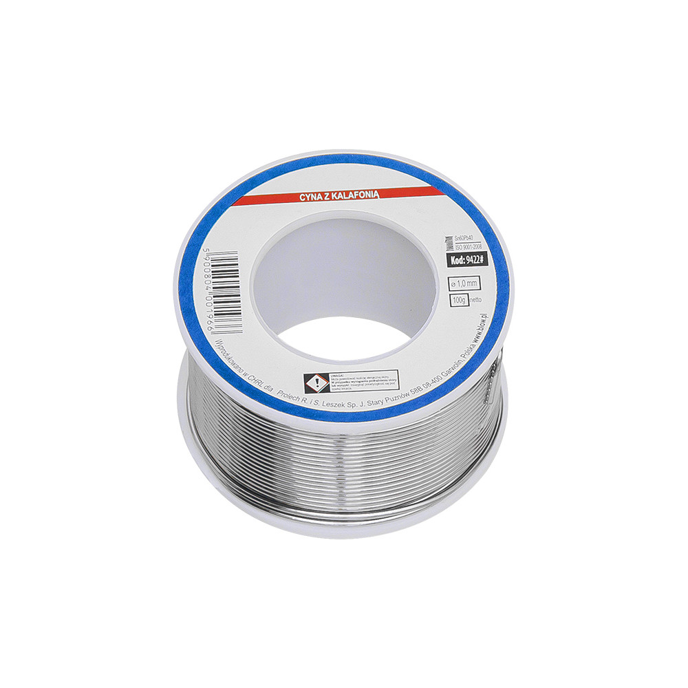 9422- Cyna 1,00/100g sn60pb40 tinol

9422- Tinnol 1,00/100g sn60pb40