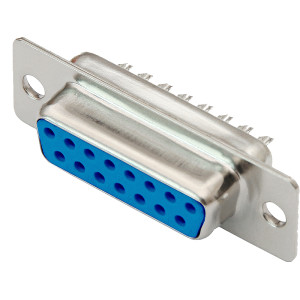 1642- D-sub db15(f) gniazdo lutowane na kabel