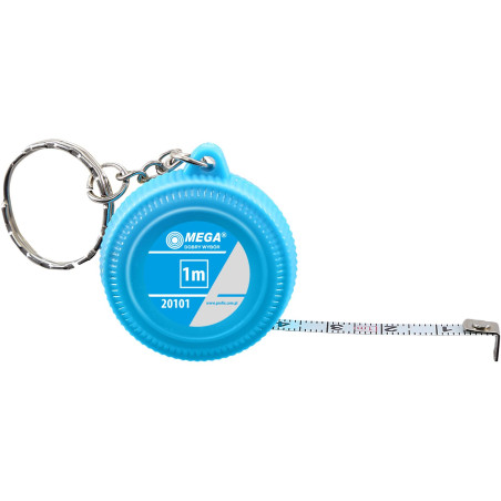20101 Måttband, nyckelring, 1m, Mega