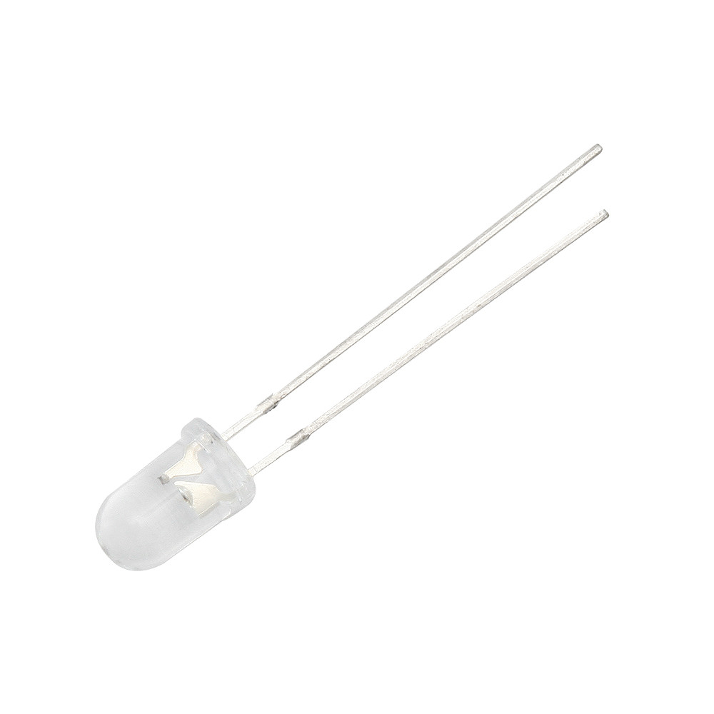 2156 - LED-diod 5 mm (vit klar kall) 2156 - LED-diod 5 mm (vit klar kall)